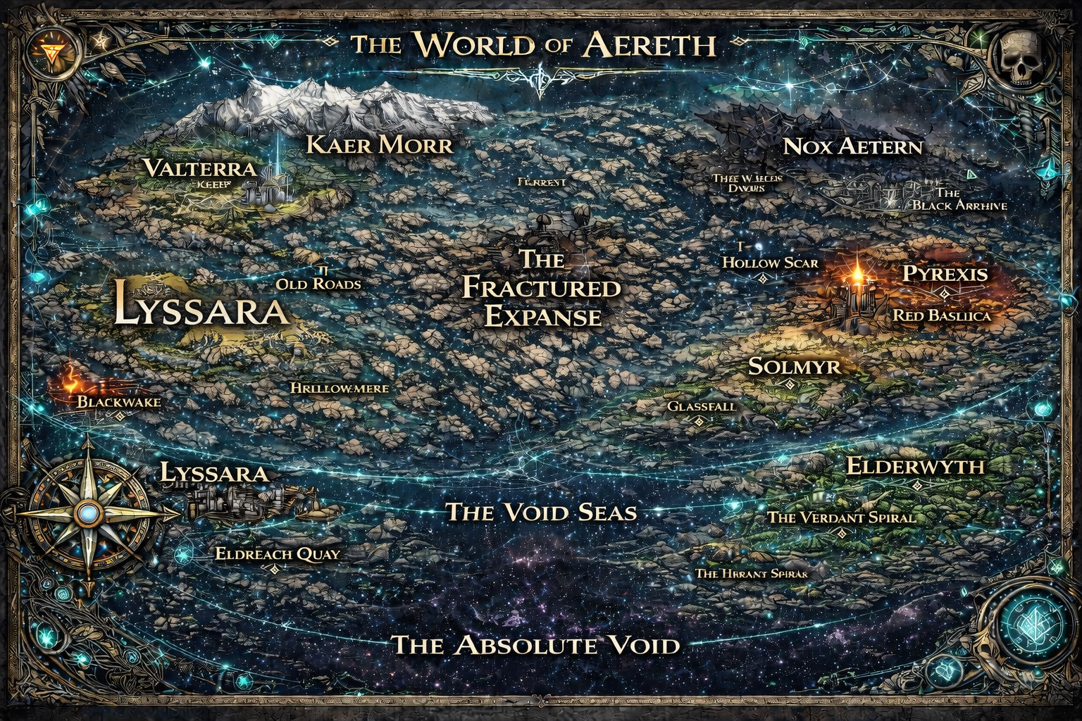 World Map of Aereth